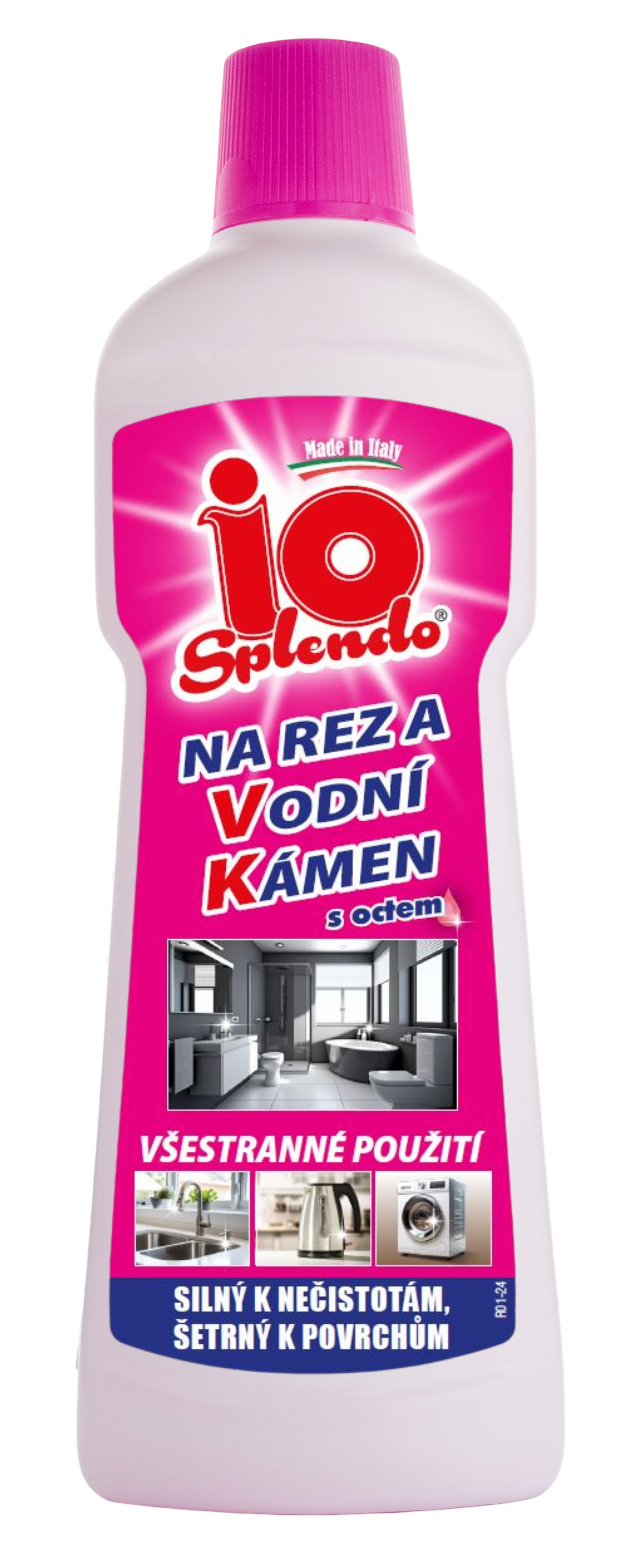0190IO IO SPLENDO NA REZ A VODNÍ KÁMEN s octem 750 ml (nová)